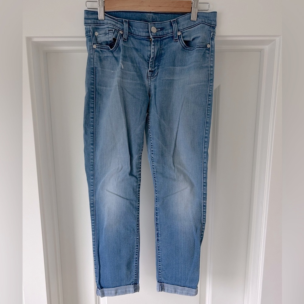 7 for all Mankind Cuffed hem crop